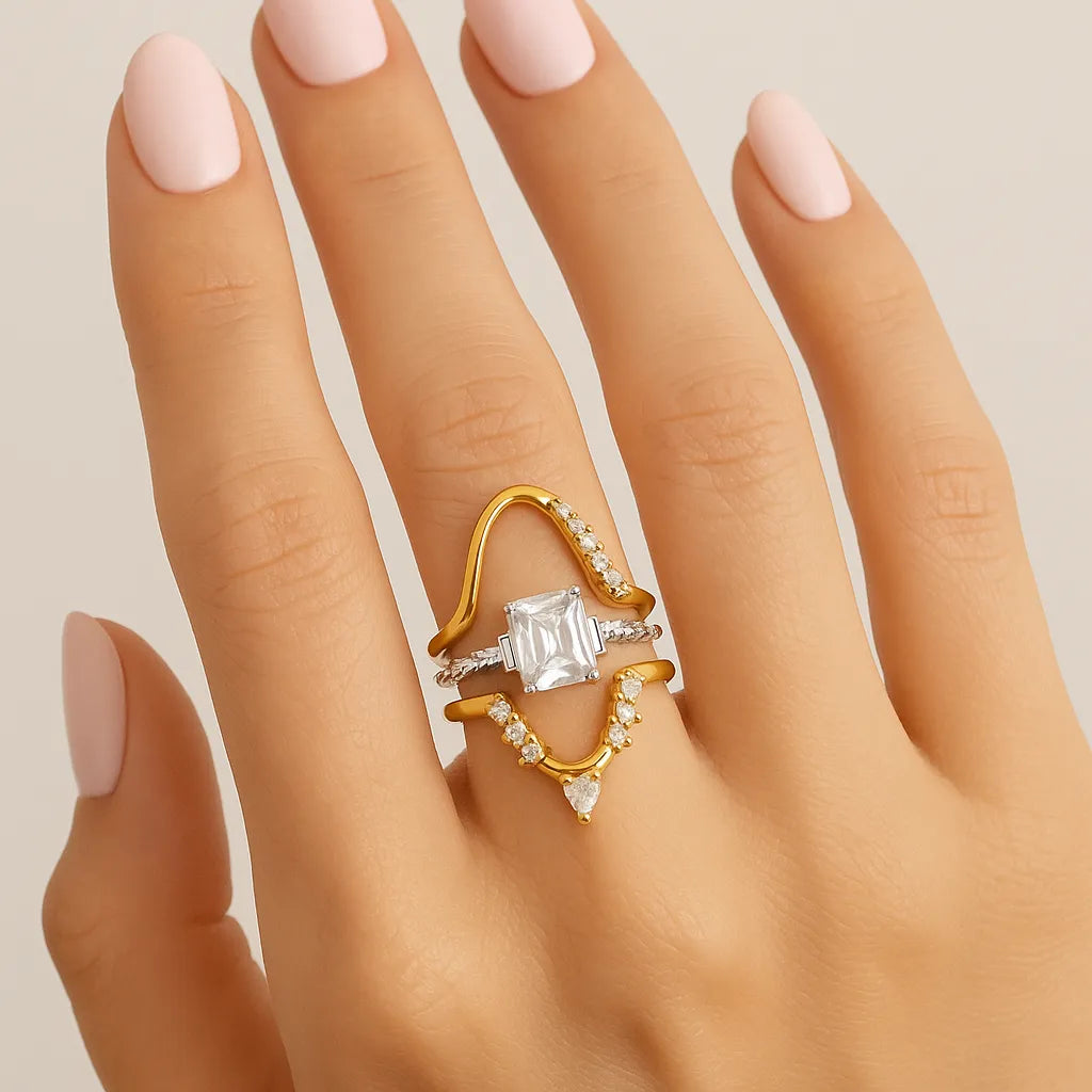Anillo de Plata Elite™ 3 en 1