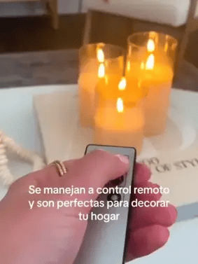 Lumacandles® Juego de velas sin llama, realista.