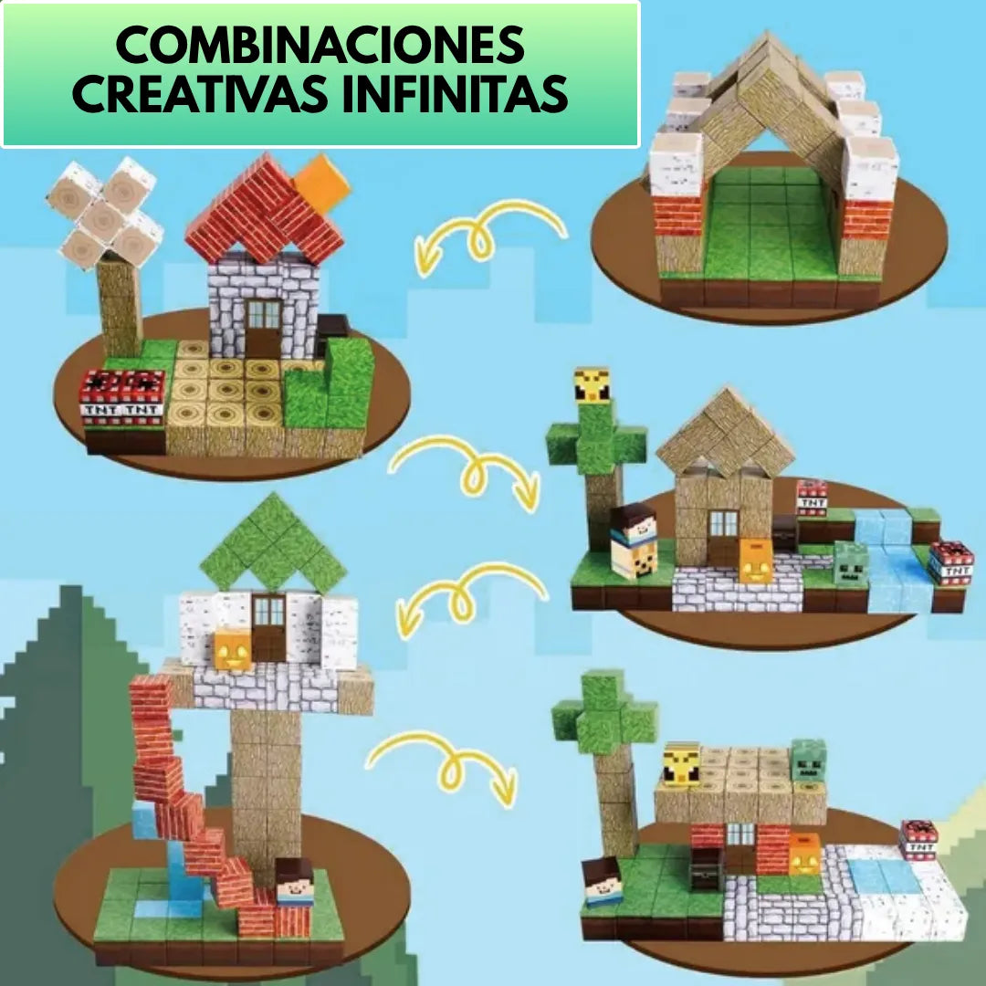 PixelMind™  Bloques de Píxeles Magnéticos