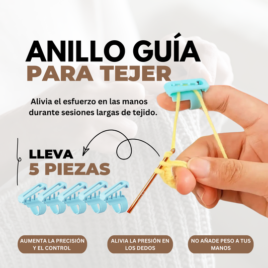 Anillo guía para tejer X 5 piezas