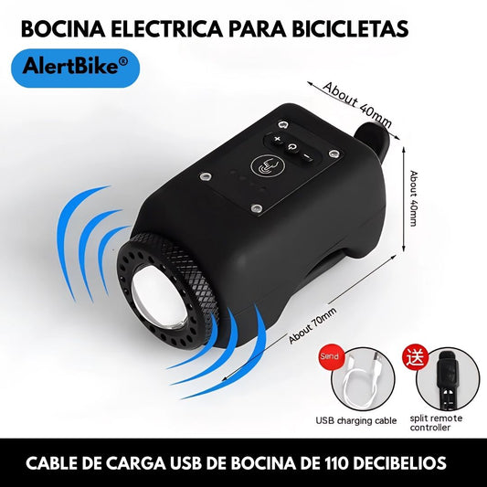 AlertBike® Bocina Electrica para Bicicletas