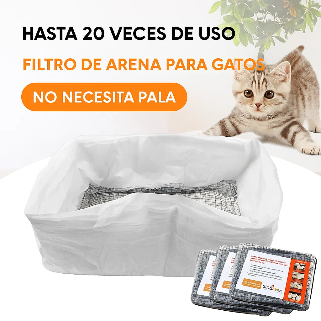 CatClean™ Filtro Reutilizable para Arenero