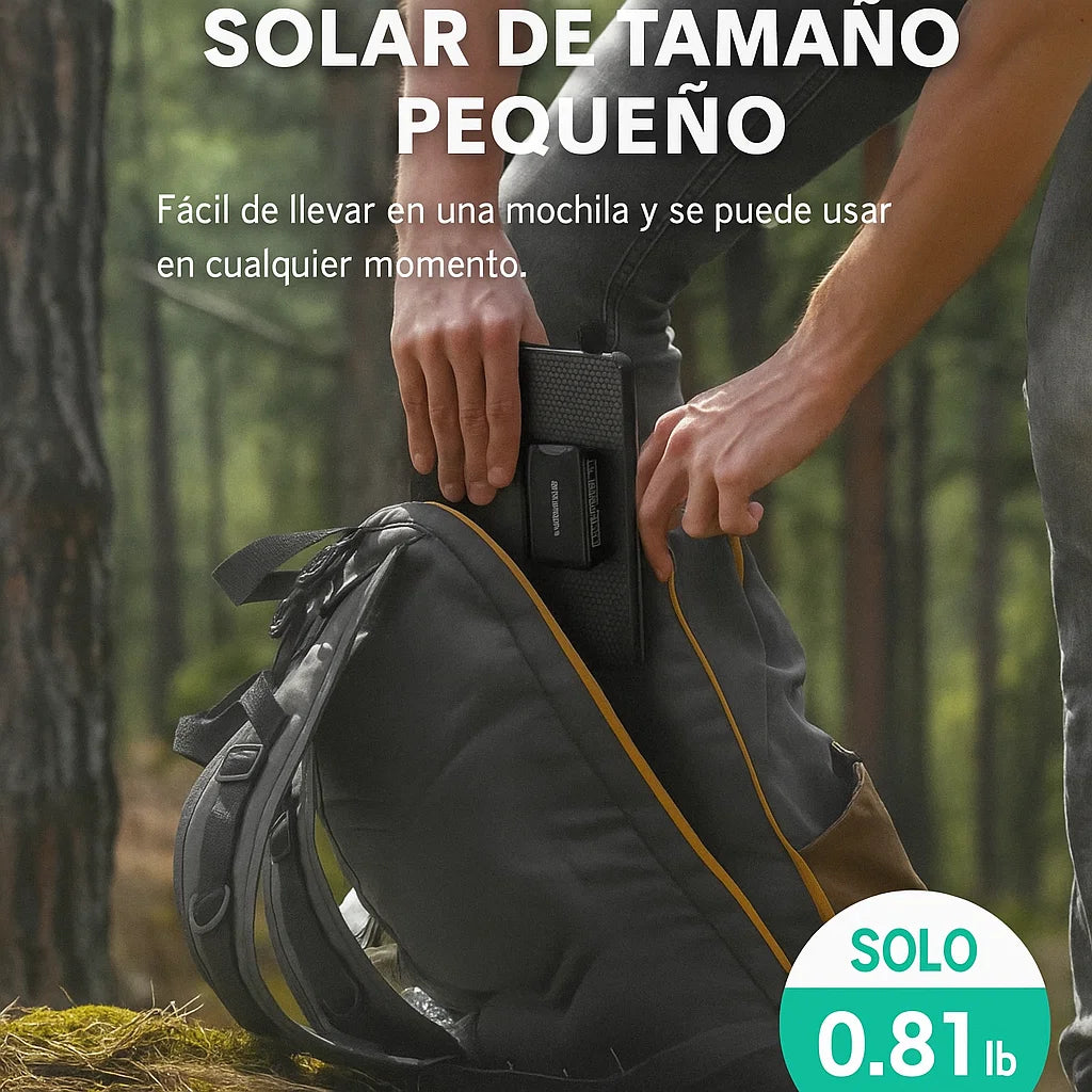 Charge Max™ Cargador Solar Portátil