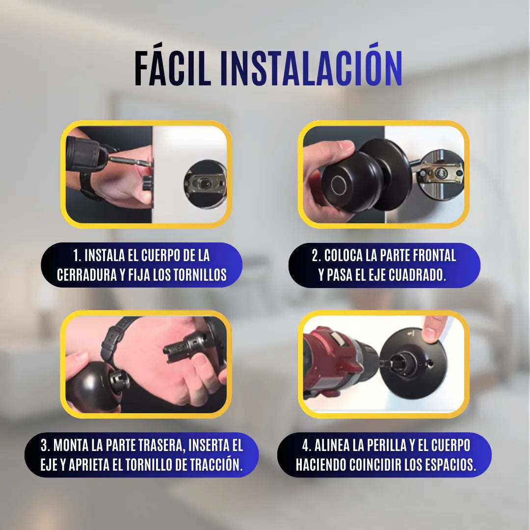 DigitLock™ Cerradura de puerta Biométrica