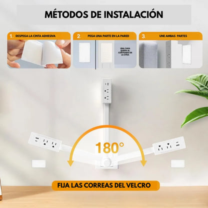 FlexiCharge™ Extensor Multi Toma Corriente