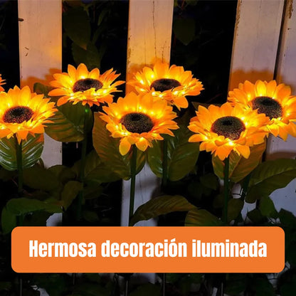 GardenGlow™ Faroles de Girasol para Jardín (2 Unidades)