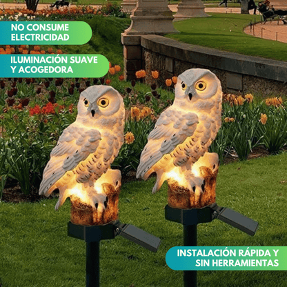 OwlGlow™ Lámpara decorativa con forma de búho  (2 unidades)