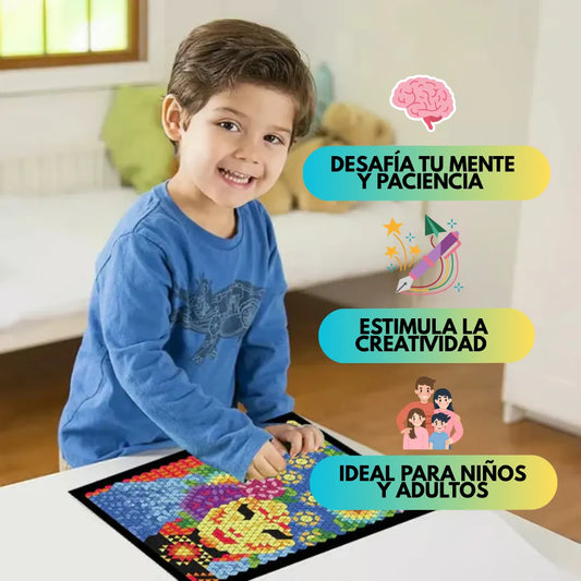 ColorQuest™ Set Creativo para Colorear (Libro + 12 Lápices)