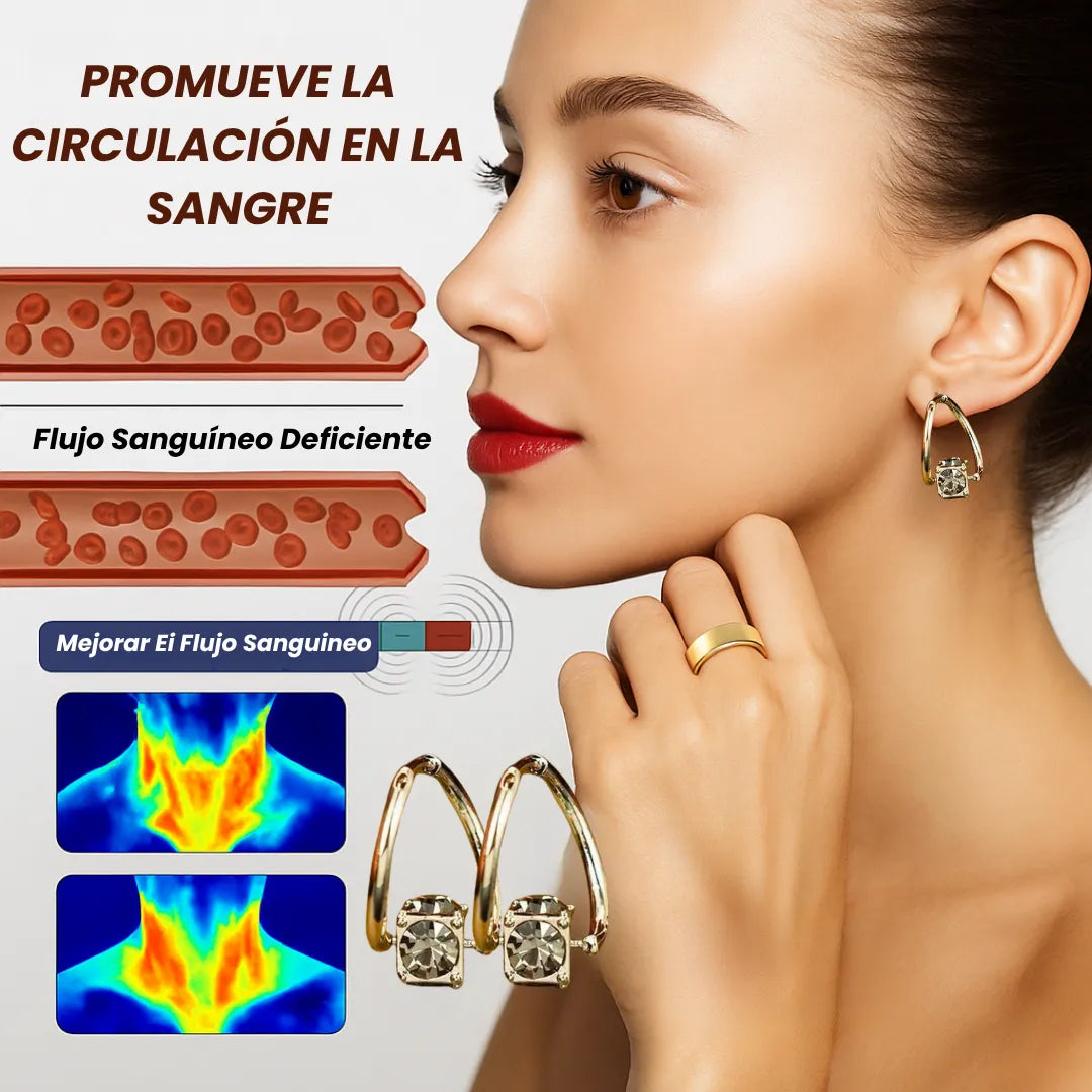 Par Pendientes de germanio con terapia magnética (descuento por tiempo limitado 🔥 🔥)