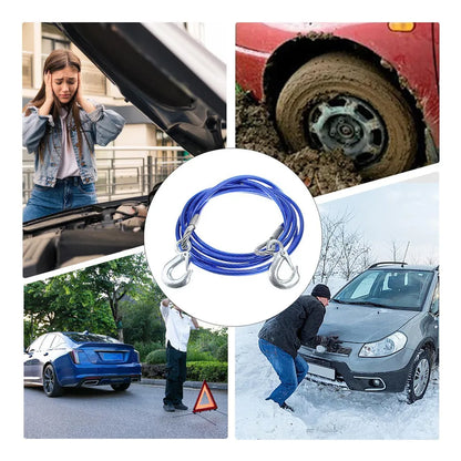 RoadHook™ Cuerda de Remolque con Ganchos de Acero