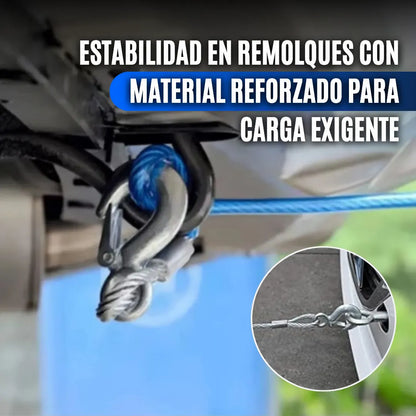 RoadHook™ Cuerda de Remolque con Ganchos de Acero