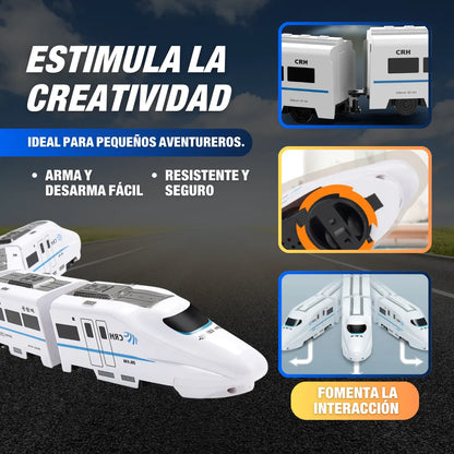 Tren Eléctrico Interactivo 4 Vagones