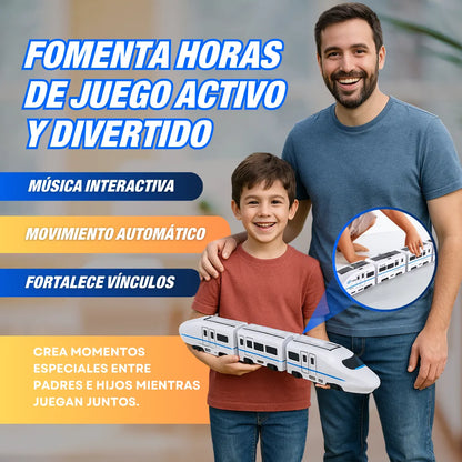 Tren Eléctrico Interactivo 4 Vagones