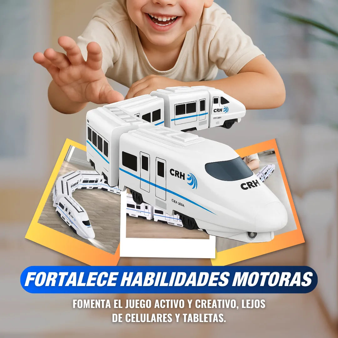 Tren Eléctrico Interactivo 4 Vagones