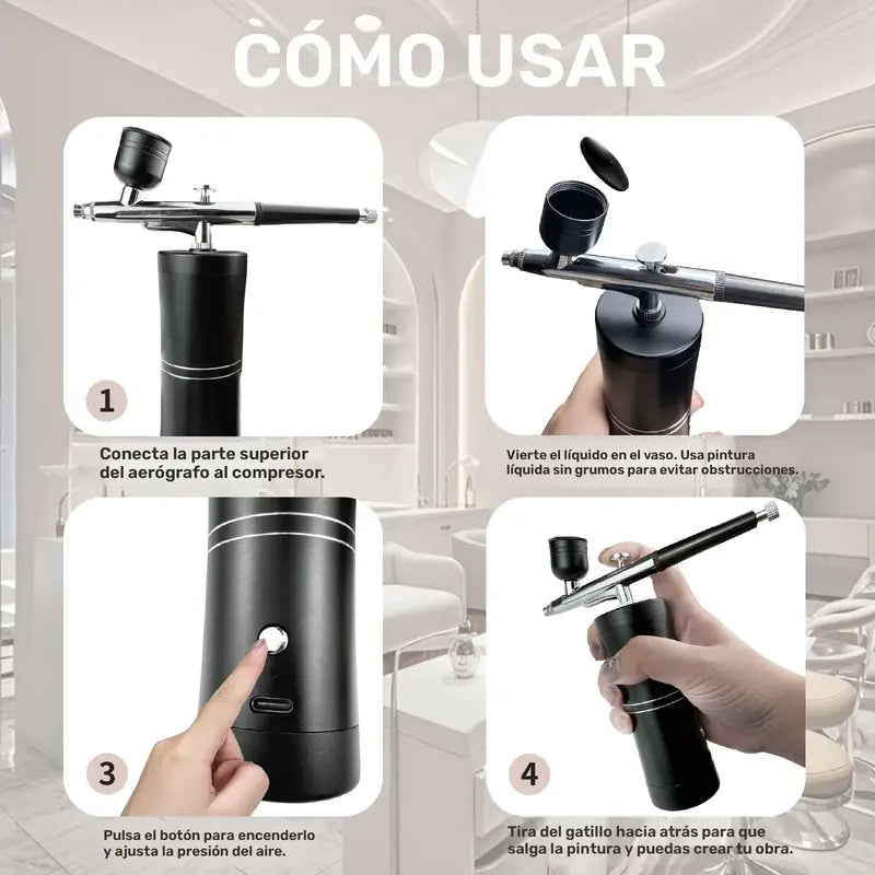 AirCraft™ Kit Aerógrafo Inalámbrico