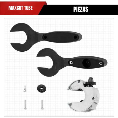 MaxCut Tube™ Cortador de tubos de 3 piezas con trinquete