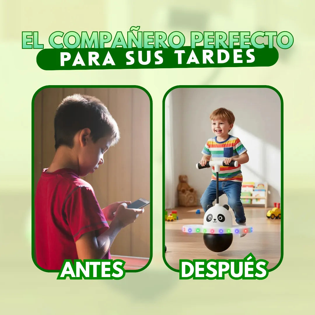 Panda Saltarín CON LUCES LED