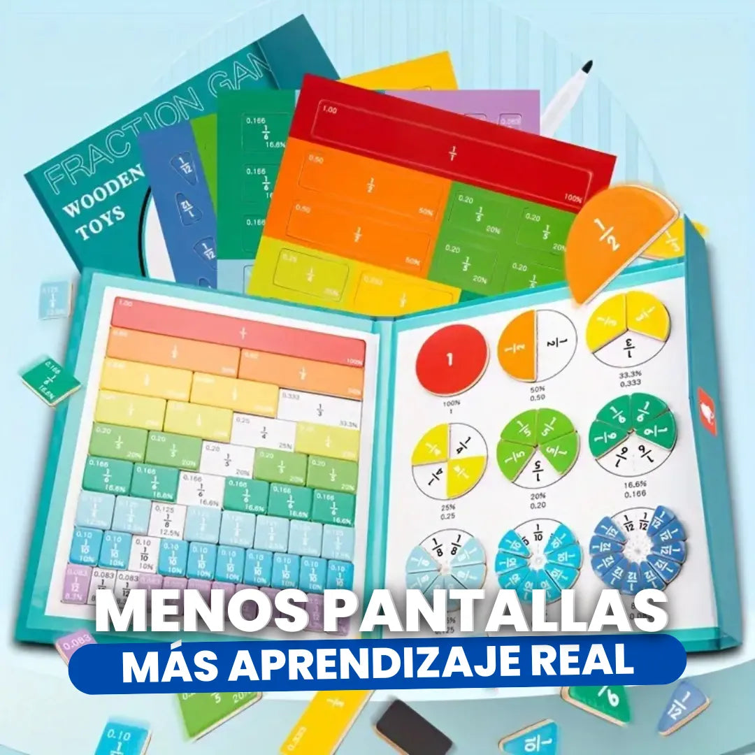 FractionLab™ Libro de fracciones magnéticas