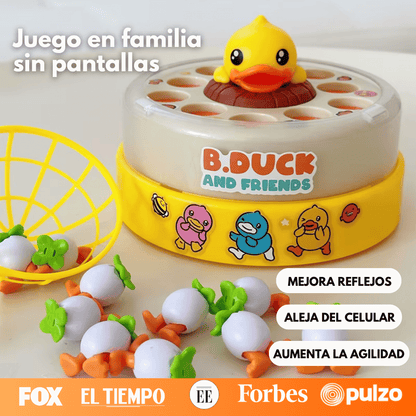 DuckyGo™ Juego Giratorio Atrapa Patitos